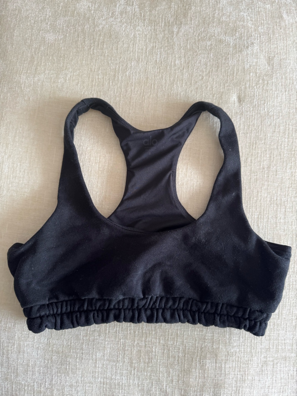 Alo yoga Black Racerback Sports Bra
